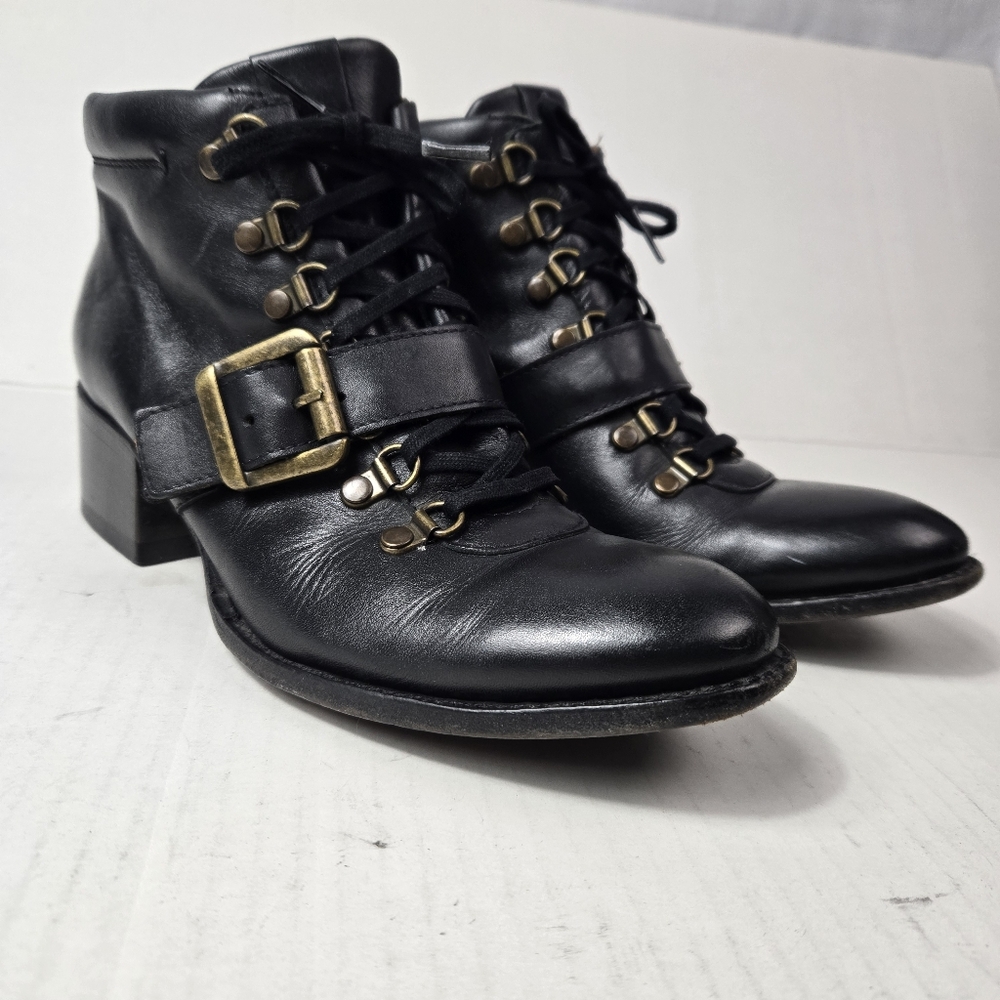 Sylven New York Women Leathet  Legacy Boots Black Size 7 (7.5 ) Biker Moto